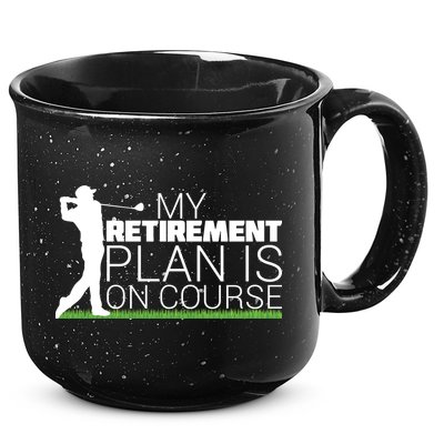 My Retirement Plan Is On Course 15oz Campfire Ceramic Mug
