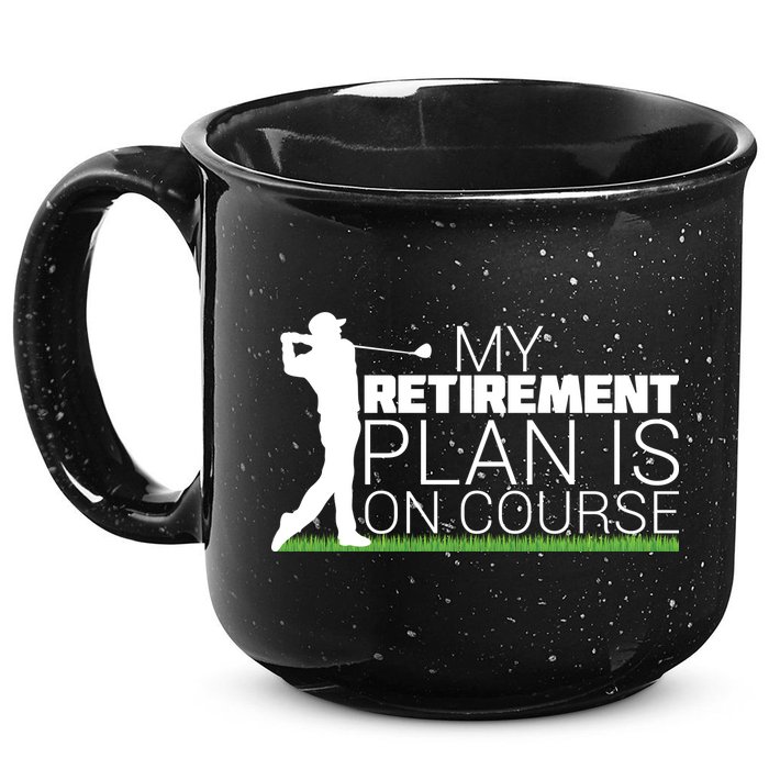 My Retirement Plan Is On Course 15oz Campfire Ceramic Mug