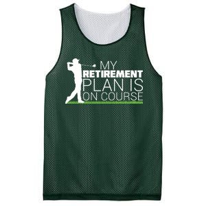 My Retirement Plan Is On Course Mesh Reversible Basketball Jersey Tank