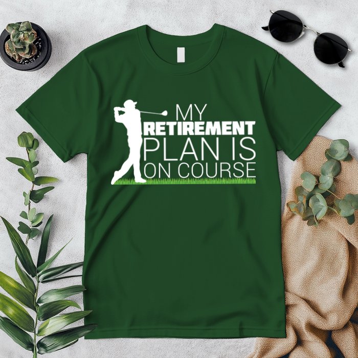 My Retirement Plan Is On Course Premium T-Shirt
