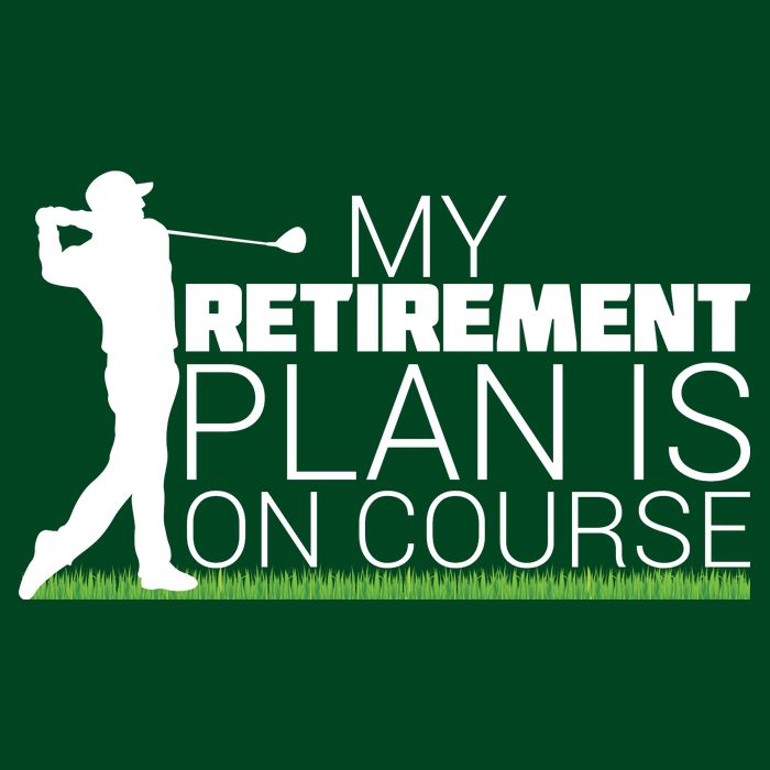 My Retirement Plan Is On Course Premium T-Shirt