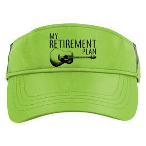 My Retirement Plan Playing  Guitar Adult Drive Performance Visor