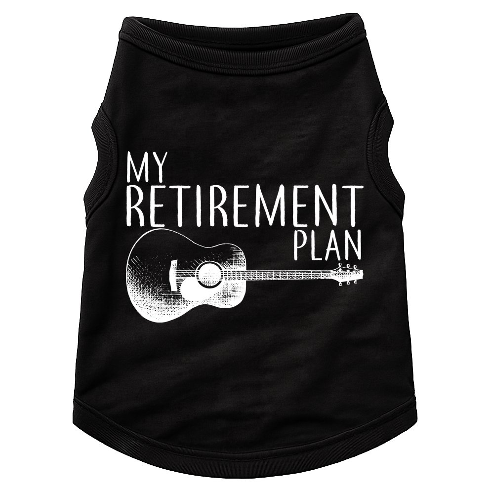 My Retirement Plan Playing  Guitar Doggie Tank