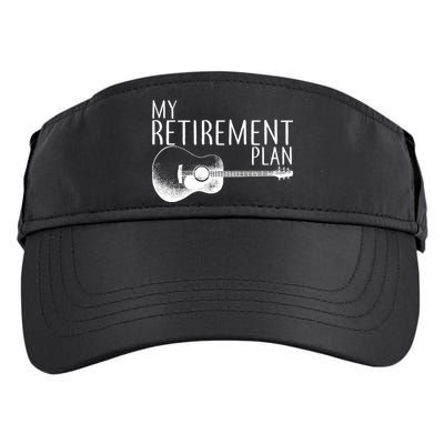 My Retirement Plan Playing  Guitar Adult Drive Performance Visor