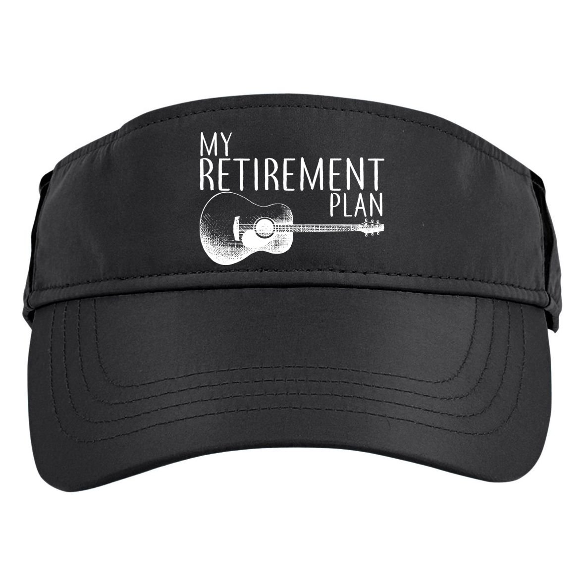 My Retirement Plan Playing  Guitar Adult Drive Performance Visor