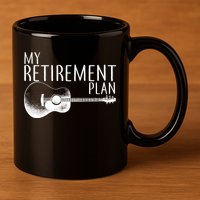 My Retirement Plan Playing  Guitar 11oz C Handle Ceramic Mug