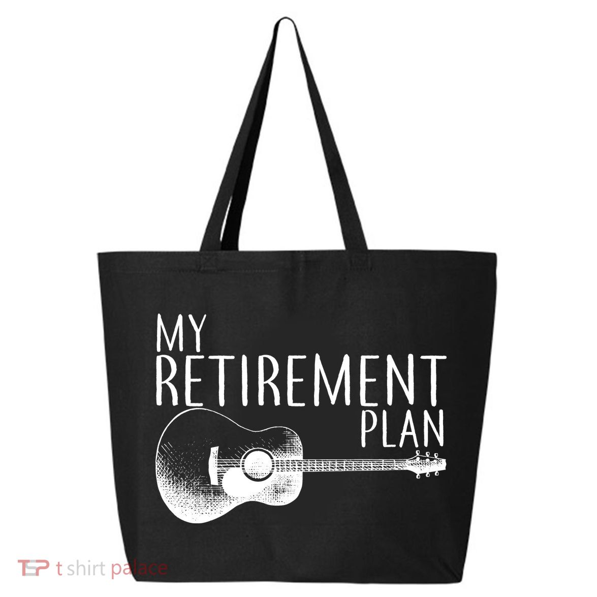 My Retirement Plan Playing  Guitar 25L Jumbo Tote