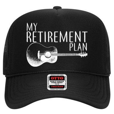 My Retirement Plan Playing  Guitar Trucker Hat