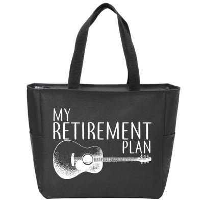 My Retirement Plan Playing  Guitar Zip Tote Bag