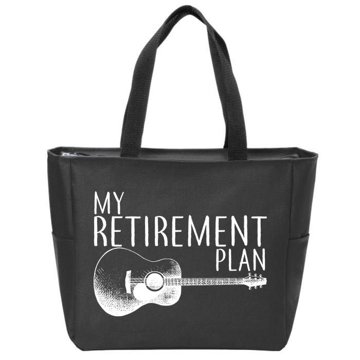 My Retirement Plan Playing  Guitar Zip Tote Bag