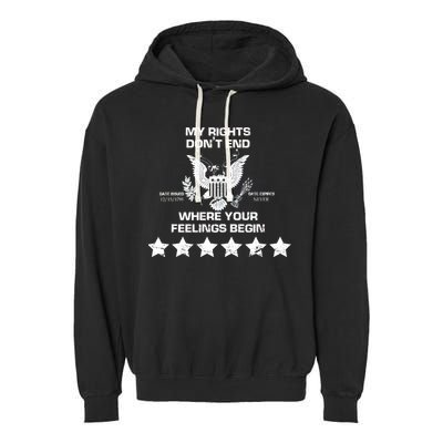 My Right Don't end Garment-Dyed Fleece Hoodie