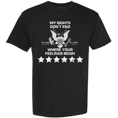 My Right Don't end Garment-Dyed Heavyweight T-Shirt