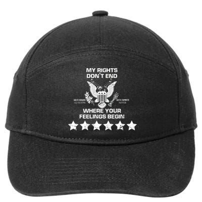 My Right Don't end 7-Panel Snapback Hat