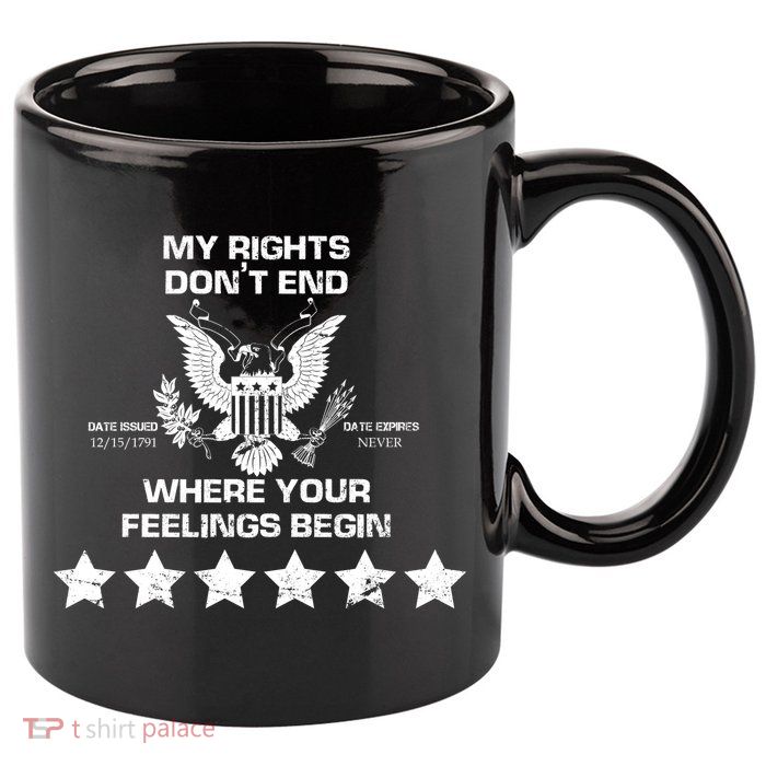 My Right Don't end 11oz C Handle Ceramic Mug