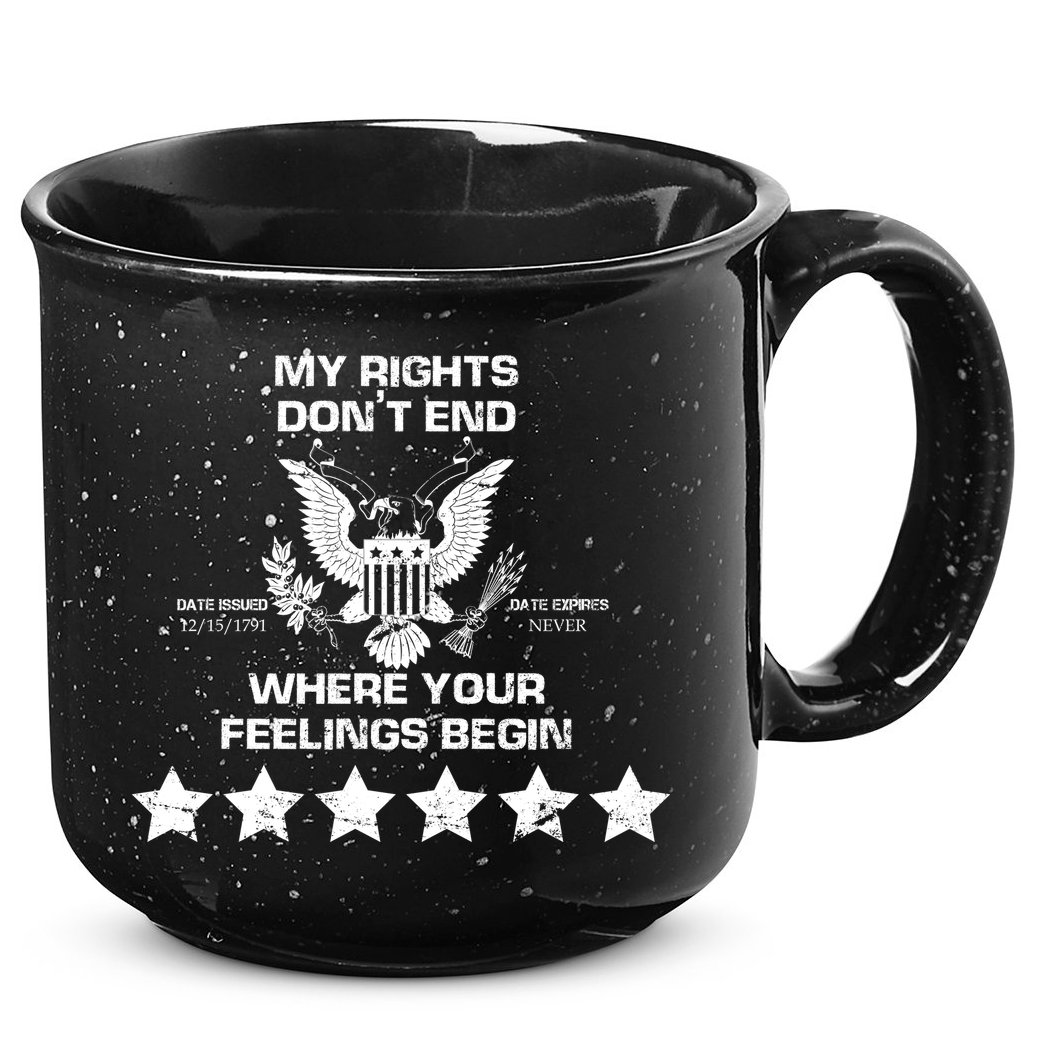 My Right Don't end 15oz Campfire Ceramic Mug
