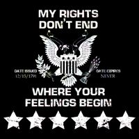 My Right Don't end Drawstring Bag
