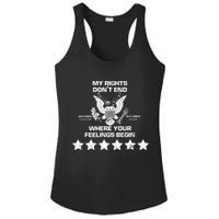 My Right Don't end Ladies PosiCharge Competitor Racerback Tank