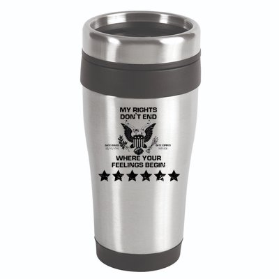 My Right Don't end 16oz Travel Tumbler