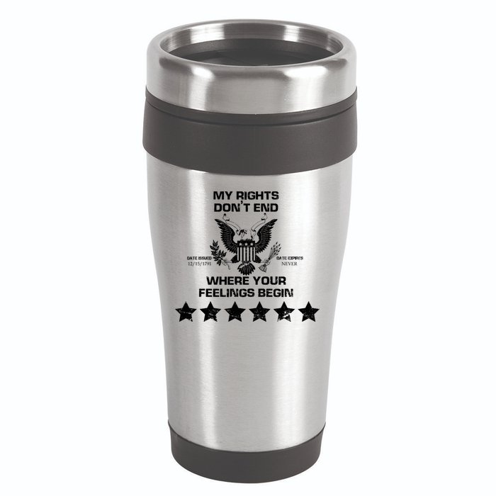 My Right Don't end 16oz Travel Tumbler