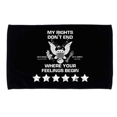 My Right Don't end Microfiber Hand Towel