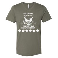 My Right Don't end V-Neck T-Shirt