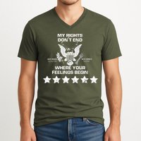My Right Don't end V-Neck T-Shirt