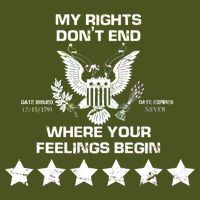 My Right Don't end V-Neck T-Shirt