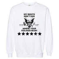 My Right Don't end Garment-Dyed Sweatshirt