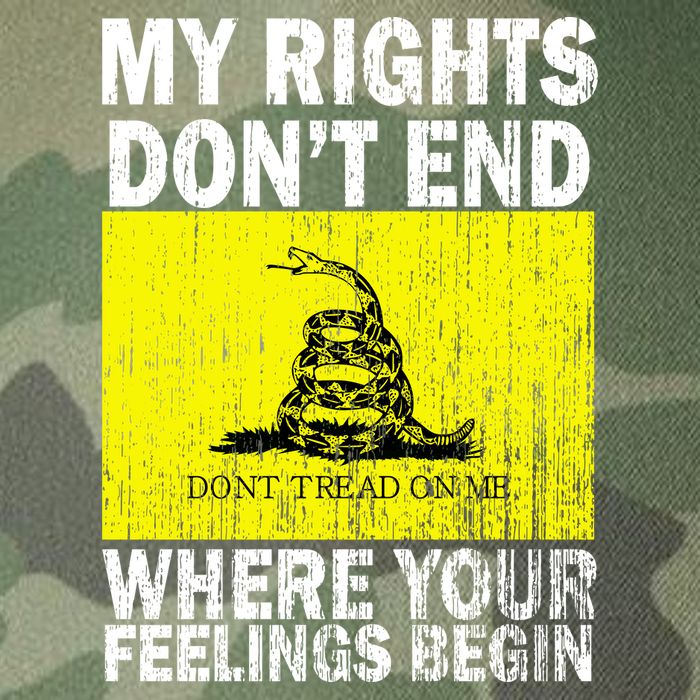 My Rights Don't End Where Your Feelings Begin Legacy Tie Dye Trucker Hat
