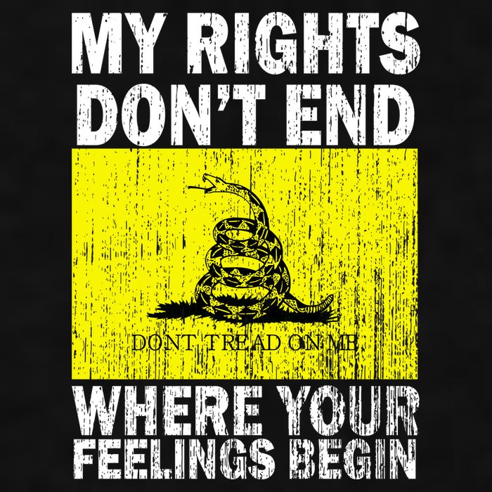 My Rights Don't End Where Your Feelings Begin Ladies PosiCharge Tri-Blend Wicking Tank