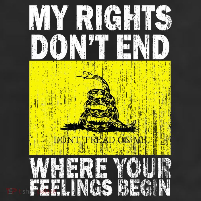 My Rights Don't End Where Your Feelings Begin Cool Comfort Performance Bucket Hat