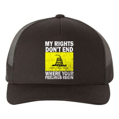 My Rights Don't End Where Your Feelings Begin Yupoong Adult 5-Panel Trucker Hat