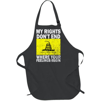 My Rights Don't End Where Your Feelings Begin Full-Length Apron With Pockets