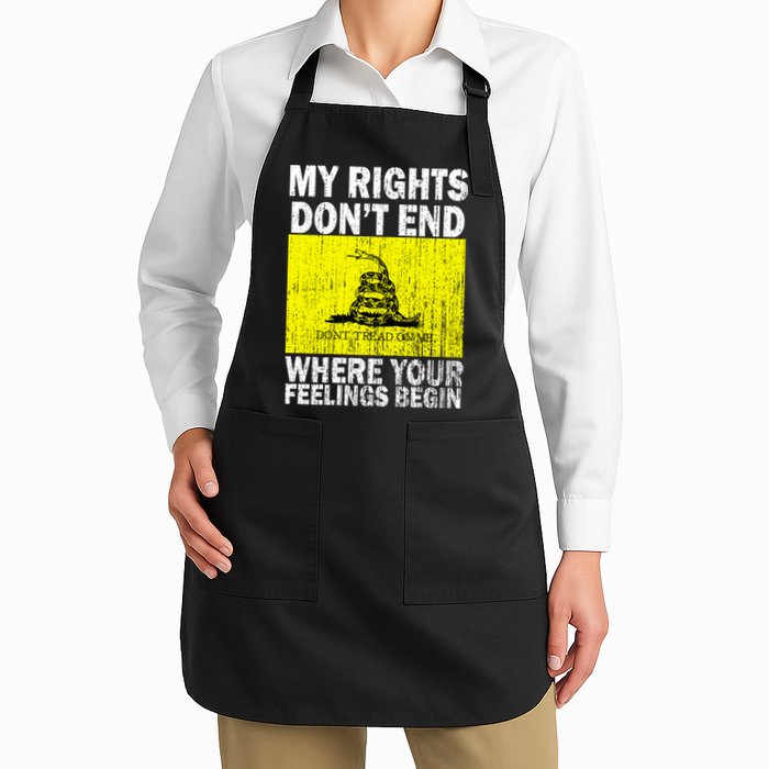 My Rights Don't End Where Your Feelings Begin Apron