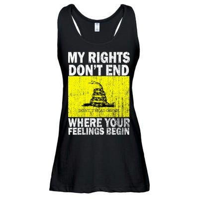 My Rights Don't End Where Your Feelings Begin Ladies Essential Flowy Tank