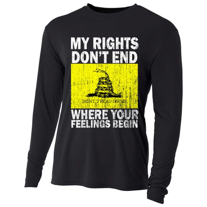 My Rights Don't End Where Your Feelings Begin Cooling Performance Long Sleeve Crew