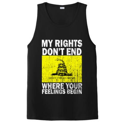 My Rights Don't End Where Your Feelings Begin PosiCharge Competitor Tank
