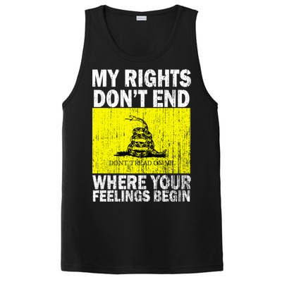 My Rights Don't End Where Your Feelings Begin PosiCharge Competitor Tank