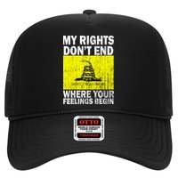My Rights Don't End Where Your Feelings Begin Trucker Hat