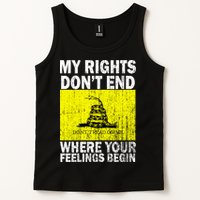 My Rights Don't End Where Your Feelings Begin Tank Top