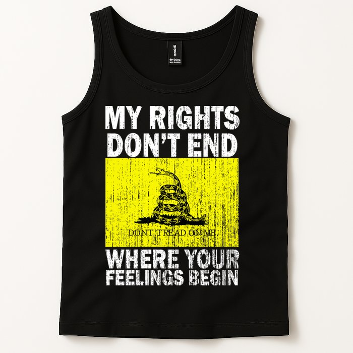 My Rights Don't End Where Your Feelings Begin Tank Top