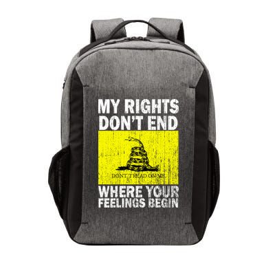 My Rights Don't End Where Your Feelings Begin Vector Backpack