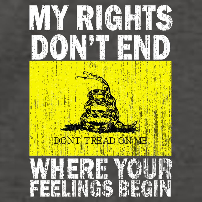 My Rights Don't End Where Your Feelings Begin Vector Backpack