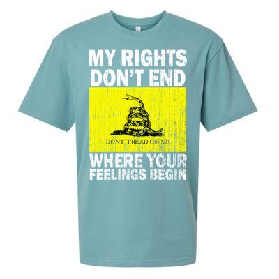 My Rights Don't End Where Your Feelings Begin Sueded Cloud Jersey T-Shirt