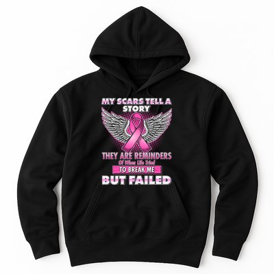 My Scars Tell A Story Breast Cancer Awareness Hoodie