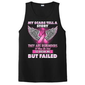 My Scars Tell A Story Breast Cancer Awareness PosiCharge Competitor Tank