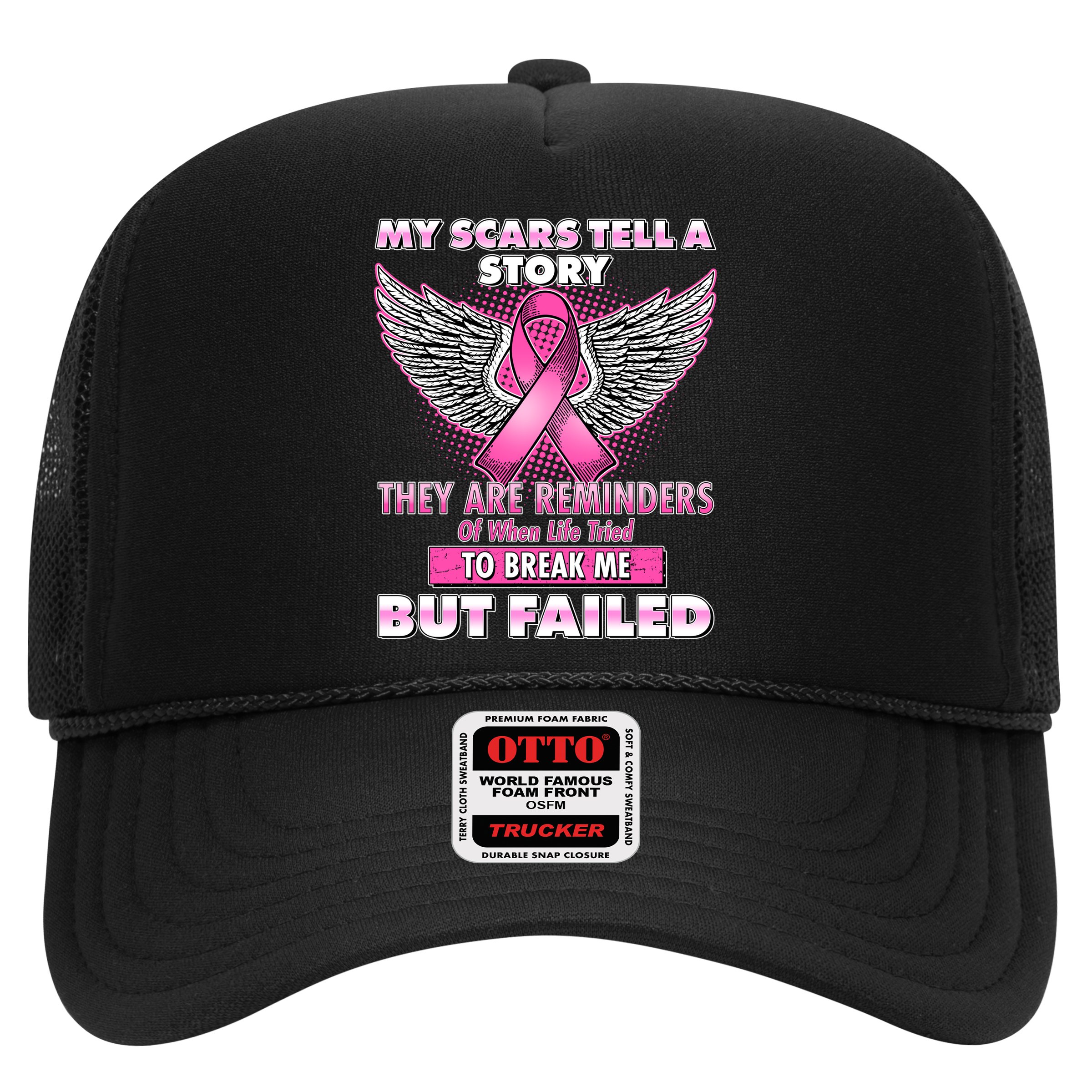 My Scars Tell A Story Breast Cancer Awareness Hat