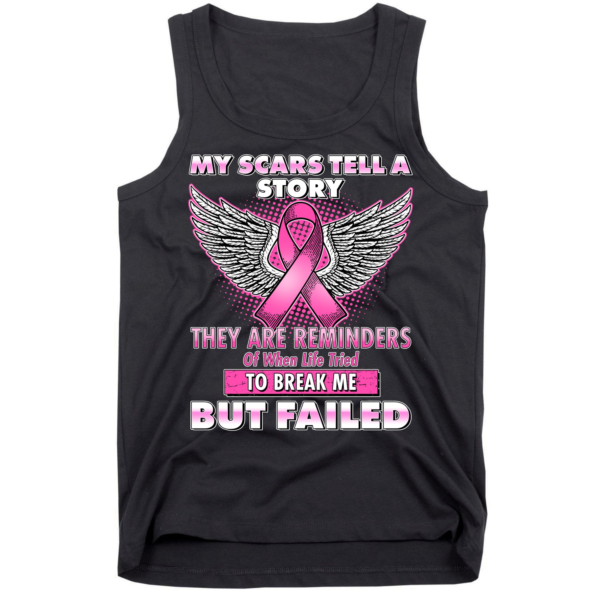 My Scars Tell A Story Breast Cancer Awareness Tank Top
