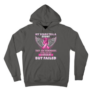 My Scars Tell A Story Breast Cancer Awareness Hoodie