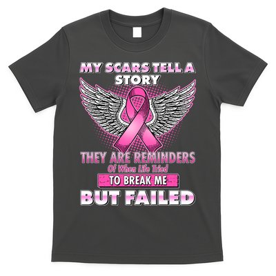 My Scars Tell A Story Breast Cancer Awareness T-Shirt